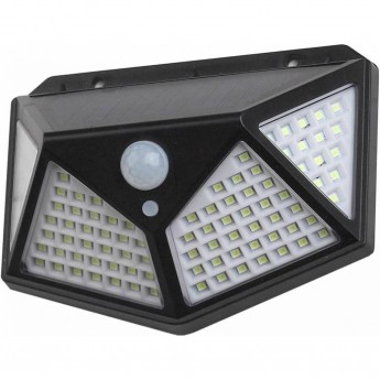 Фасадный светильник ЭРА ERAFS100-04 с датч. движ. и 4-мя плоск. освещ., на солн. бат.100 LED,300 lm Фасадный светильник ЭРА ERAFS100-04 с датч. движ. и 4-мя плоск. освещ., на солн. бат.100 LED,300 lm