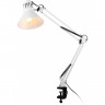 Настольный светильник ЭРА N-121-E27-40W-W на струбцине белый C0041455