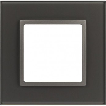 Рамка для розеток и выключателей ЭРА ELEGANCE Б0065833 14-5101-16 на 1 пост стекло титан