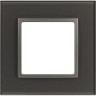Рамка для розеток и выключателей ЭРА ELEGANCE Б0065833 14-5101-16 на 1 пост стекло титан B0065833