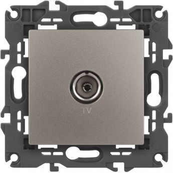 Розетка ЭРА ELEGANCE Б0065760 14-3101-16 TV одиночная титан