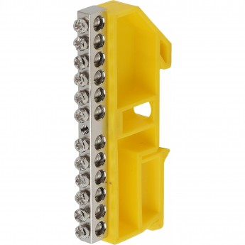 Шина ЭРА PE "земля" на на DIN-изол. ШНИ-6х9-12 никелированная Д