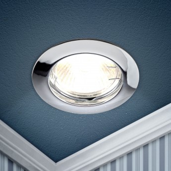 Светильник ЭРА KL1 CH /1 литой простой MR16 12V 50W хром Светильник ЭРА KL1 CH /1 литой простой MR16 12V 50W хром