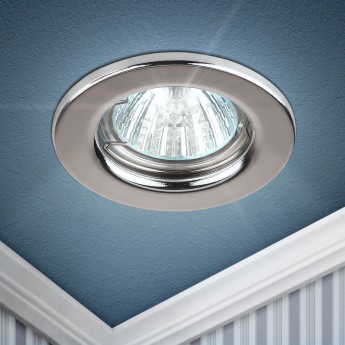 Светильник ЭРА ST1 CH штампованный MR16 12V/220V 50W хром Светильник ЭРА ST1 CH штампованный MR16 12V/220V 50W хром