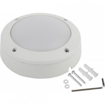 Светильник ЖКХ светодиодный ЭРА SPB-7-12-R антивандальный IP65 12Вт 1140Лм 5000К D145 КРУГ Светильник ЖКХ светодиодный ЭРА SPB-7-12-R антивандальный IP65 12Вт 1140Лм 5000К D145 КРУГ