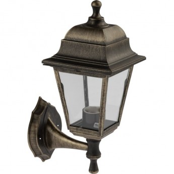 Светильник садово-парковый ЭРА НБУ 04-60-001 ЛЕДА настенный четырехгранный под бронзу Е27 Светильник садово-парковый ЭРА НБУ 04-60-001 ЛЕДА настенный четырехгранный под бронзу Е27