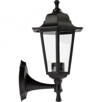 Светильник садово-парковый НБУ 06-60-001 ЭРА ЛЕДА настенный шестигранный черный Е27 Светильник садово-парковый НБУ 06-60-001 ЭРА ЛЕДА настенный шестигранный черный Е27