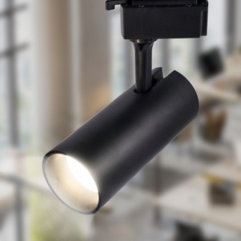 Трековый светильник однофазный ЭРА TR5-20 COB BK светодиодный 20Вт 4000К 1400Лм черный Трековый светильник однофазный ЭРА TR5-20 COB BK светодиодный 20Вт 4000К 1400Лм черный