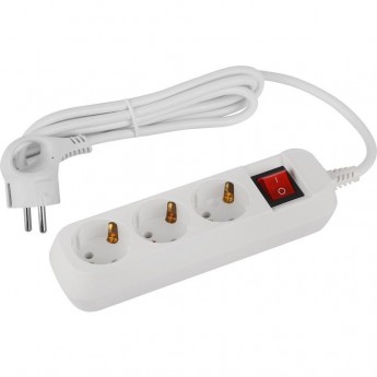 Удлинитель электрический ЭРА UDL-16-315-ES Greenline 3 розетки с заземлением с выключателем 1.5м ПВС 3х1кв.мм Удлинитель электрический ЭРА UDL-16-315-ES Greenline 3 розетки с заземлением с выключателем 1.5м ПВС 3х1кв.мм