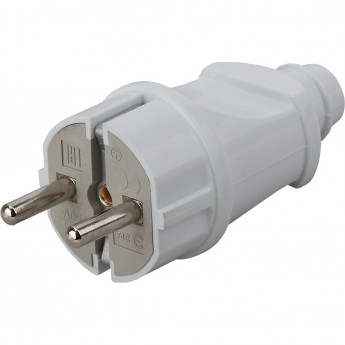 Вилка Vx2-W ЭРА с/з прямая 16A белая Вилка Vx2-W ЭРА с/з прямая 16A белая